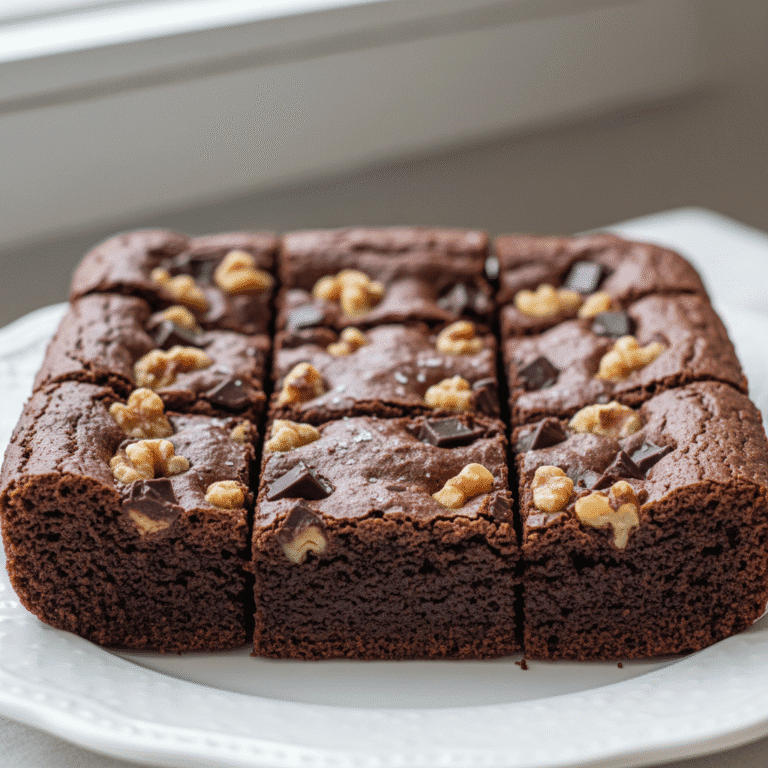 Brownie de chocolate y nueces hecho en Mambo de Cecotec