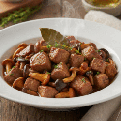 Ragout de Cordero con Setas en Mambo: Sabor Exquisito