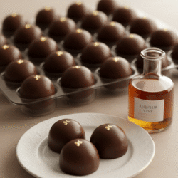 Deliciosos Bombones de Chocolate y Licor con Mambo