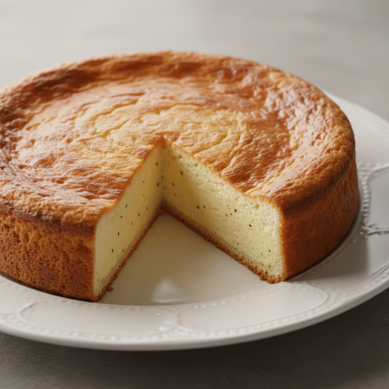 Pastel Vasco con relleno de crema, masa dorada y textura suave, preparado con Mambo.