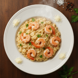 Delicioso Risotto de Langostinos con Mambo – Receta Fácil