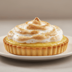 Tarta de limón y merengue hecha con Mambo, mostrando merengue esponjoso y relleno de limón cremoso.