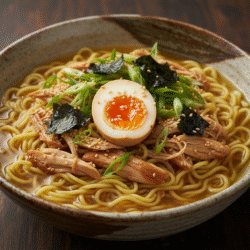 Ramen de Pollo al Estilo Mambo: Un Sabor Intenso y Casero