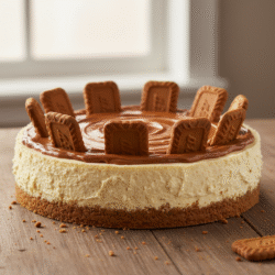 Deliciosa Tarta de Queso de Lotus con Mambo – Receta Fácil