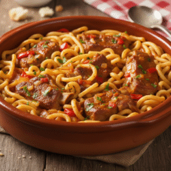 Fideos a la Cazuela con Costillas: Receta MamboMix