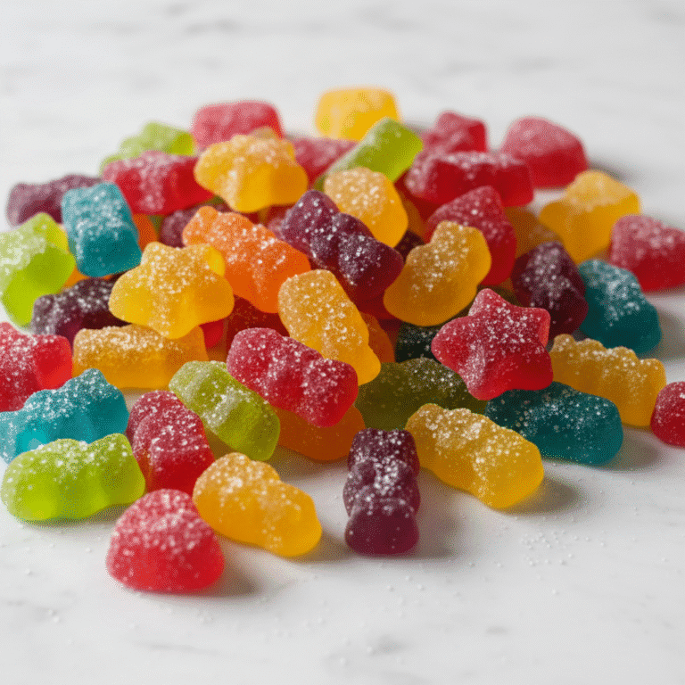 Gominolas de frutas coloridas hechas en casa con el robot Mambo de Cecotec, en formas divertidas y naturales.