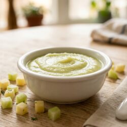 Deliciosa Crema de Chayote al Vapor con Mambo para Bebés