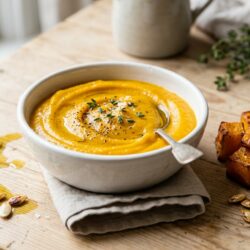 Cómo hacer puré de butternut asado con Mambo para bebés de +6m