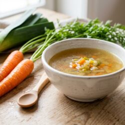 Delicioso Caldo de Verduras para bebés con Mambo (+6m)