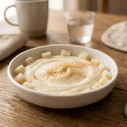 Deliciosa Crema de Boniato Blanco con Mambo para Bebés (+6m)