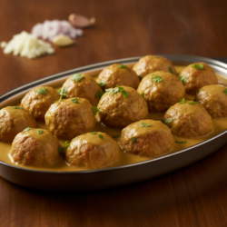 Deliciosas Albóndigas de Pollo al Curry con Mambo de Cecotec