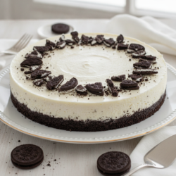 Delicioso Cheesecake Oreo Sin Horno con Mambo