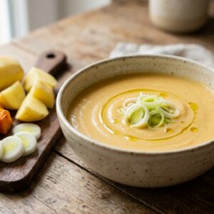 Deliciosa Crema de Calabaza y Patata con Mambo – Ideal para Bebés