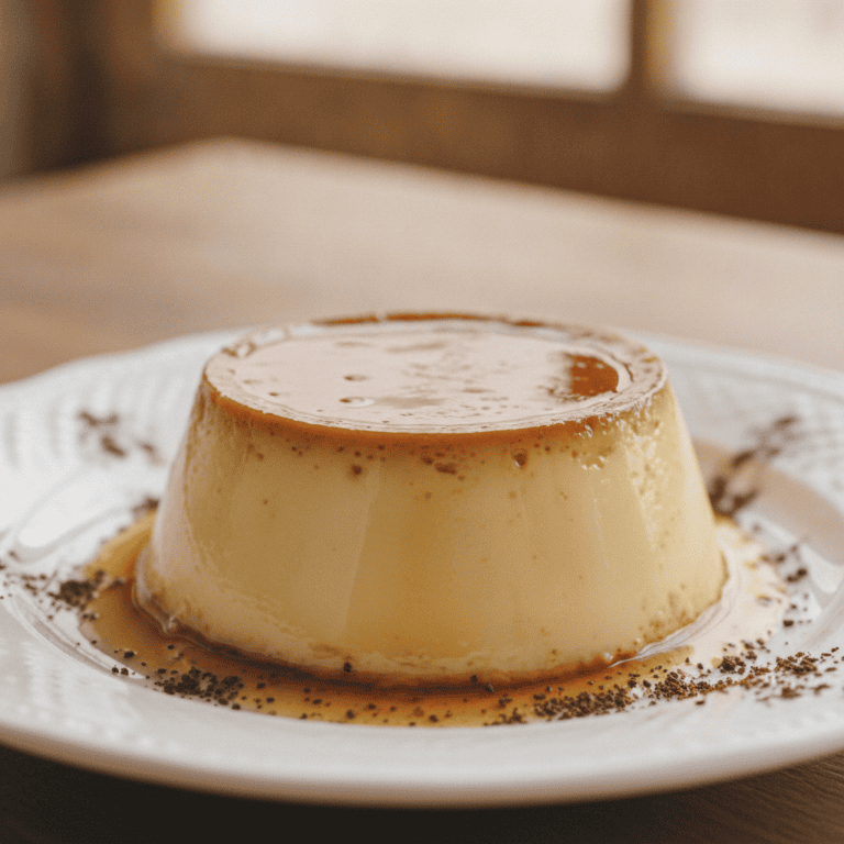 Flan de café Dalgona cremoso con caramelo, preparado en robot Mambo de Cecotec