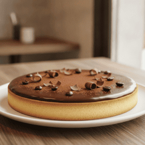Tarta cappuccino en Mambo con textura cremosa y decoración de café.